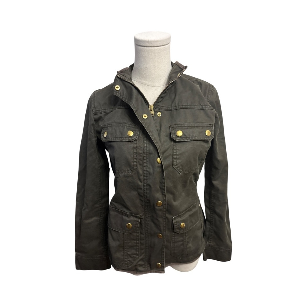J Crew # 19034 Cotton Moss Downtown Field Jacket Med - size XS